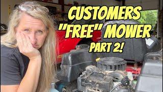 Gambling On Free Mowers Would You Pay For This Repair? Customers Troy-bilt Mustang Zero Turn