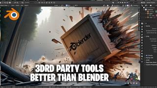 Top blender functions replaced by addons