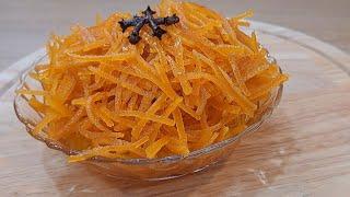 طرز تهیه مربای پوست پرتقال  خوش عطرترین وخوشمزه ترین مربای پوست پرتقال مجلسی جهان  بدون تلخی