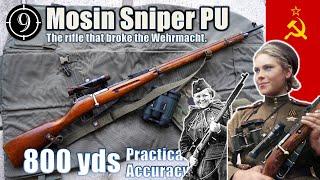 Mosin Nagant M9130 PU Sniper to 800yds Practical Accuracy