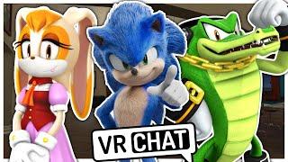 Movie Sonic Helps Vector Confess To Vanilla In VRCHAT