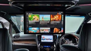 Toyota Alphard 2019 Japanese Import Multimedia Upgrade 15.6 FHD Roof Screen & 10.1 Android Stereo