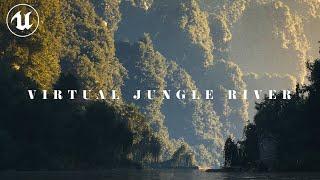 Virtual Jungle River  UE5 4K