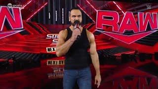 WWE RAW 7222024 - Drew Mcintyre Confronts CM Punk & Brags About Stealing His Family Bracelet