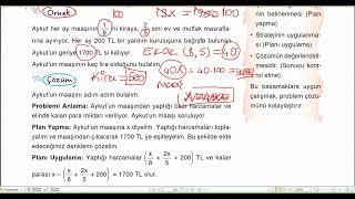 29 Yaş Problemleri SÜPER KONU matematik101