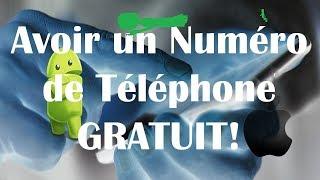 AVOIR UN NUMERO TELEPHONE  SOUS ANDROID 2018