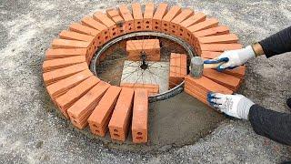 How to build a multi purpose fire pit in a small garden at home