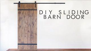 DIY Modern Sliding Barn Door  Modern Builds  EP. 43