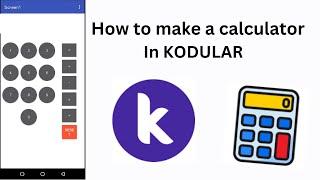 How to make a calculator app in kodular