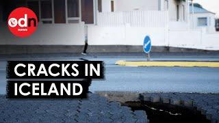 Iceland Volcano Earthquakes Create Massive Cracks In Roads