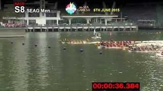 SDBA  28th SEA Games - Traditional Boat Race  Mens 200m DB12 FINALS