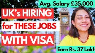 HIGH DEMAND JOBS in UK  Get a SPONSORED Job in UK 2024