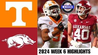 #4 Tennessee vs Arkansas  Full Game Highlights  2024 College Football Highlights