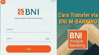 CARA TRANSFER VIA BNI MOBILE BANKING - M BANKING BNI  IndriaLesmana
