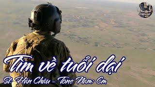 Karaoke Tìm Về Tuổi Dại Tone Nam  TAS BEAT