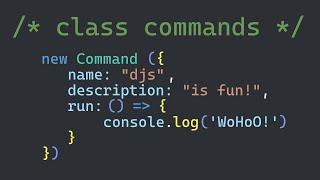 Class  Commands a better and structured way to create commands  DiscordJS V13 Tutorials