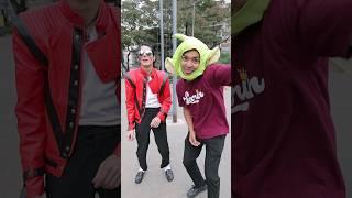 LARIN BAILANDO CON MICHAEL JACKSON #comedia