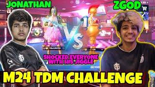 Jonathan Shocked Everyone with M24 TDM Skills   Jonathan Vs Zgod  1v1 TDM Challenge