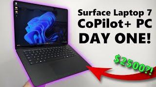 Surface Laptop 7 CoPilot+ PC EARLY Benchmarks Gaming and First Impressions