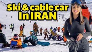 Ski & cable car in IRAN  اسکی ، پیست اسکی توچال ، هتل توچال