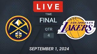 NBA Live NUGGETS VS LA LAKERS  NBA PRE SEASON NBA 2K24 SEPTEMBER 1 2024 Simulation