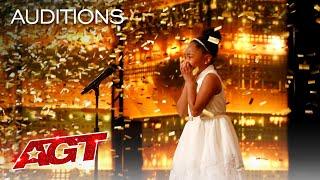 Golden Buzzer 9-Year-Old Victory Brinker Makes AGT HISTORY - Americas Got Talent 2021