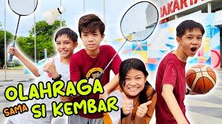 MAIN & OLAHRAGA BARENG SEPUPU KEMBAR WAKTU LIBURAN  Vlog Lucu  CnX Adventurers