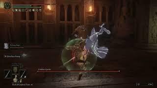 Elden Ring - Defeat Godskin Apostle - Using Uchigatana + Moonveil + Hoarfrost Stomp