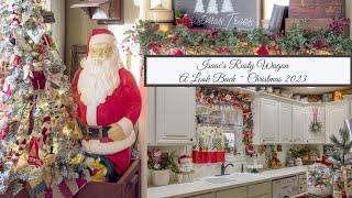 CHRISTMAS In Ummm... JUNE  Country COTTAGE Primitive HOME TOUR  VINTAGE Antique DECOR Decorating