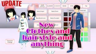 New Sakura school Simulator New clothes and hair style#updated