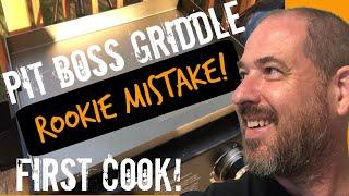 Pit Boss Griddle First Cook on the Two Burner Tabletop Griddle