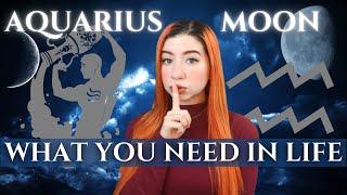 What is AQUARIUS MOON SIGN What You NEED To Feel Fulfilled Secrets and Desires