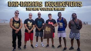 BAR-BARIANS REQUIREMENTS  THE NEW GOLDEN WINGS