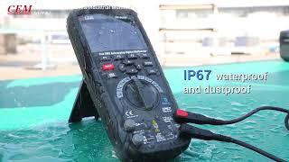 How to Use a Professional True RMS Multimeter digital with TFT Color LCD display--CEM DT-9987