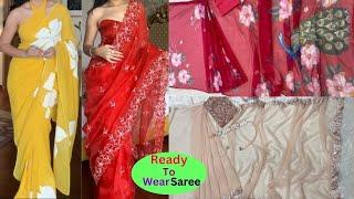 one minute saree design 2024  ready to wear saree  1 minute saree  Instant saree #readytowear