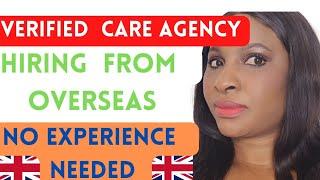 verified care agency hiring healthcare assistants from overseasno experience  neededIELTSapplynow