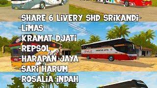 6 livery shd srikandi ori bussid 3.3.3