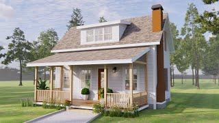 23 x 26 Charming Cottage Farm House - Idea Design  Exploring Tiny House