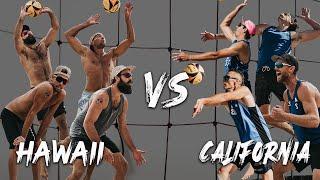 4 vs 4 Beach Volleyball HAWAII vs CALIFORNIA  The 4-Man