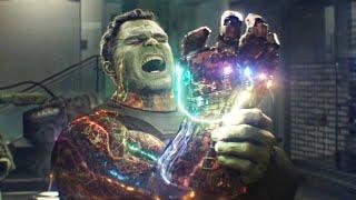 Hulk Uses the Infinity Gauntlet Scene  Avengers Endgame 2019 Movie CLIP HD