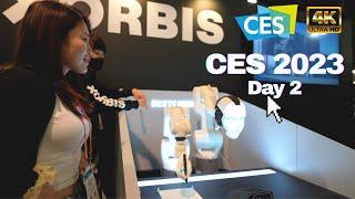 CES 2023 Las Vegas. Tours and highlights in 4K Day 2