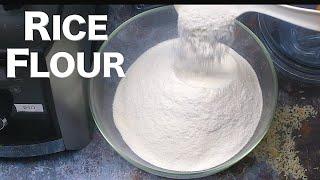 Rice Flour  How To Make Rice Flour