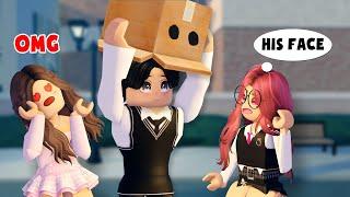  Boy wont show face in school  Episode 1-5  Story Roblox