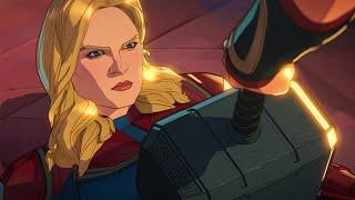 Thor le Gana a Capitana Marvel - Thor Vs Capitana Marvel - CLIP HD Español Latino