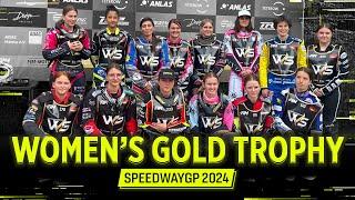 A Proud moment in History  First Ever FIM Womens Gold Trophy 2024  FIM Speedway Grand Prix