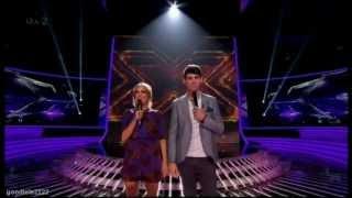 Caroline Flack & Matt Richardson Week 7 Live 80s Week SAT Funny Xtra Factor Highlights 2013