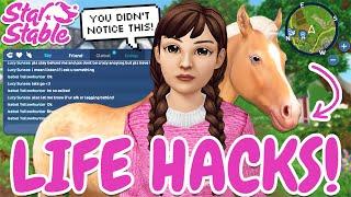 SECRETS & LIFE HACKS YOU MIGHT NOT KNOW IN STAR STABLE *HORSE PROGRESSION & UI* 