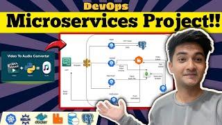 DevOps Project Video to Audio Python Microservices App on Kubernetes