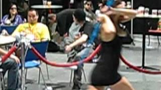 nipple slip ass whore beating pinata at ASR 2009
