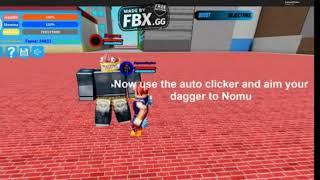 FASTEST WAY TO LEVEL UP AND AFK FARMING NOMU  Boku No Roblox